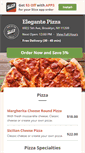 Mobile Screenshot of elegantepizzabrooklyn.com